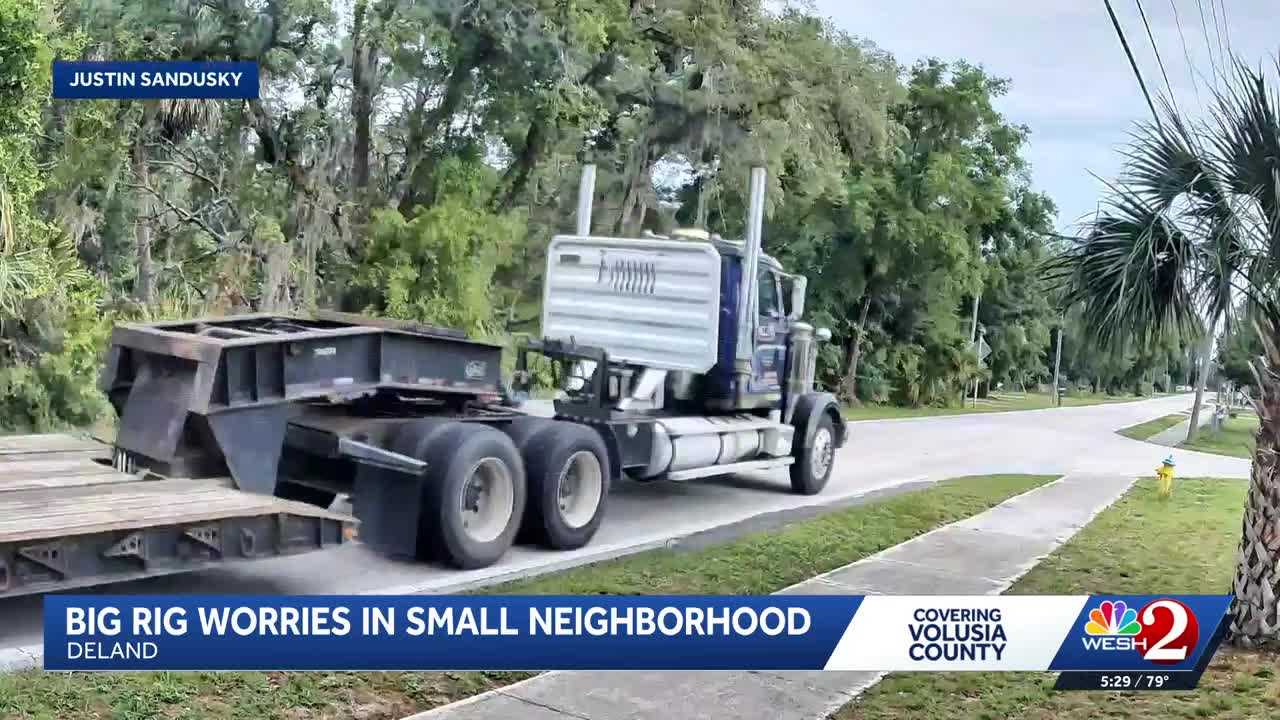 DeLand-area neighbors raise concerns about truck traffic on Marsh Road — WESH 2 Orlando, Boston Real Estate news